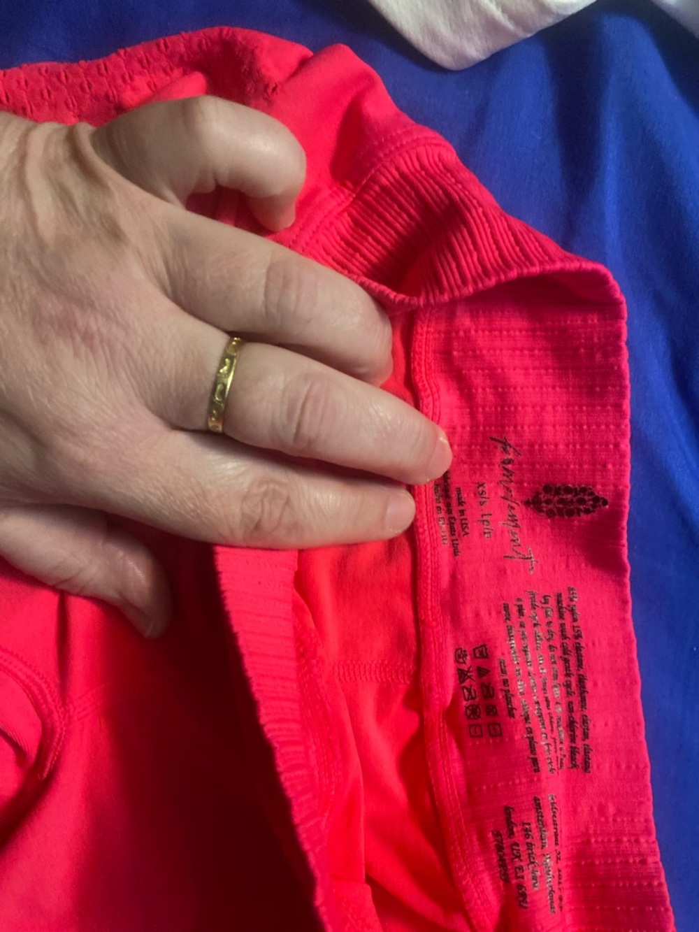 Free people size xs small Bright hot pink Athletic Shorts